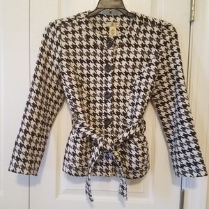 Ecologie Houndstooth Dress Jacket
